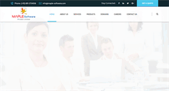 Desktop Screenshot of maple-software.com